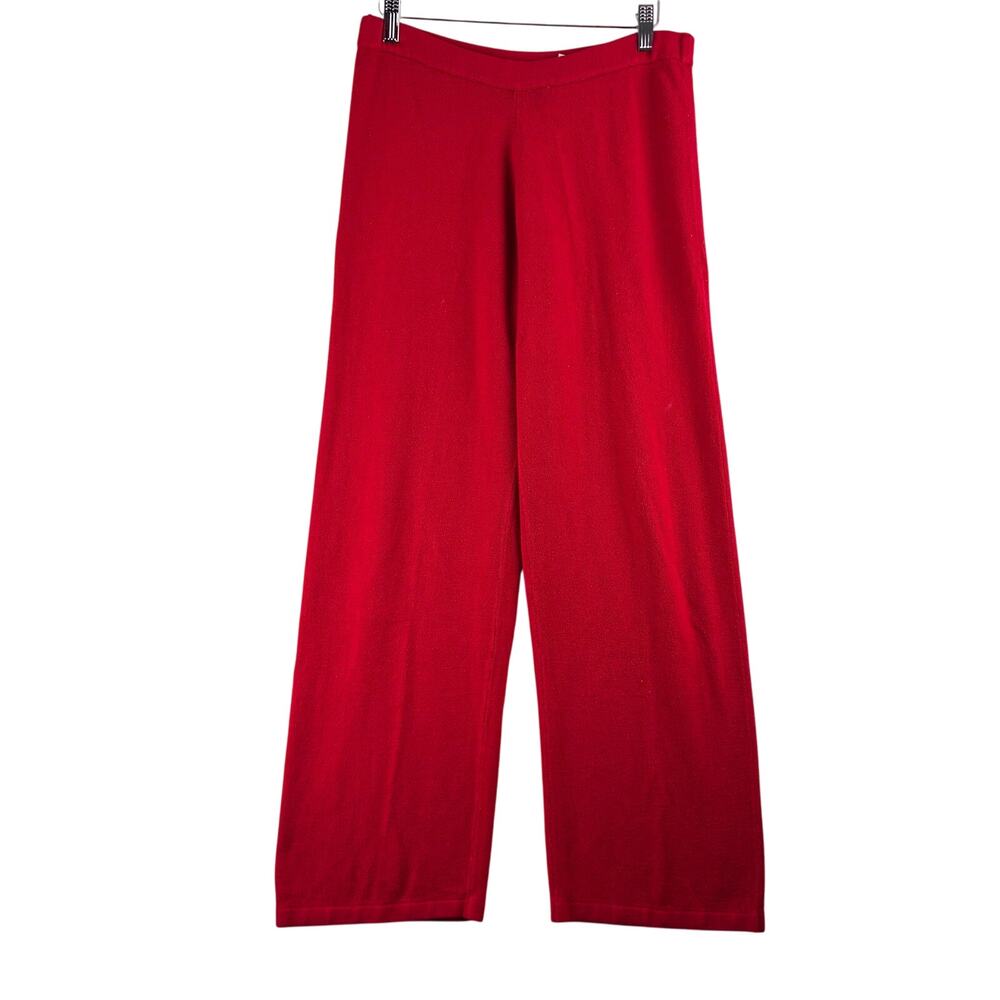 Vintage JK Cozy Pants Women's Small (32" Unstretched) Cheery Red Hong Kong READ
